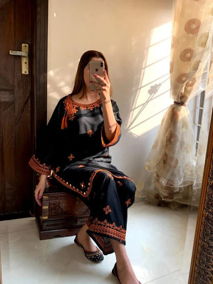 Balochi 2-Piece, Mirror Embroidery, Stylish & Comfortable, for Women