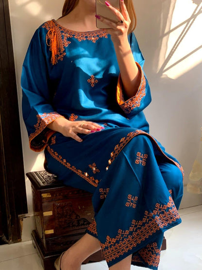 Balochi 2-Piece, Mirror Embroidery, Stylish & Comfortable, for Women