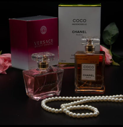 Pack Of 2 Offer Coco Chanel & Versace Bright Crystal With Free Shipping