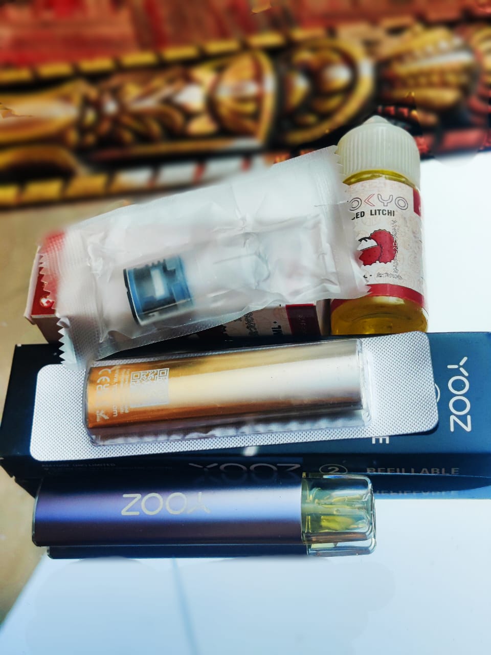 Puremist Vape + E-liquid flavor 30ml + 3 Coil