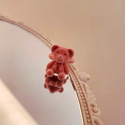 Fluffy Bear Orange Peach - Ring
